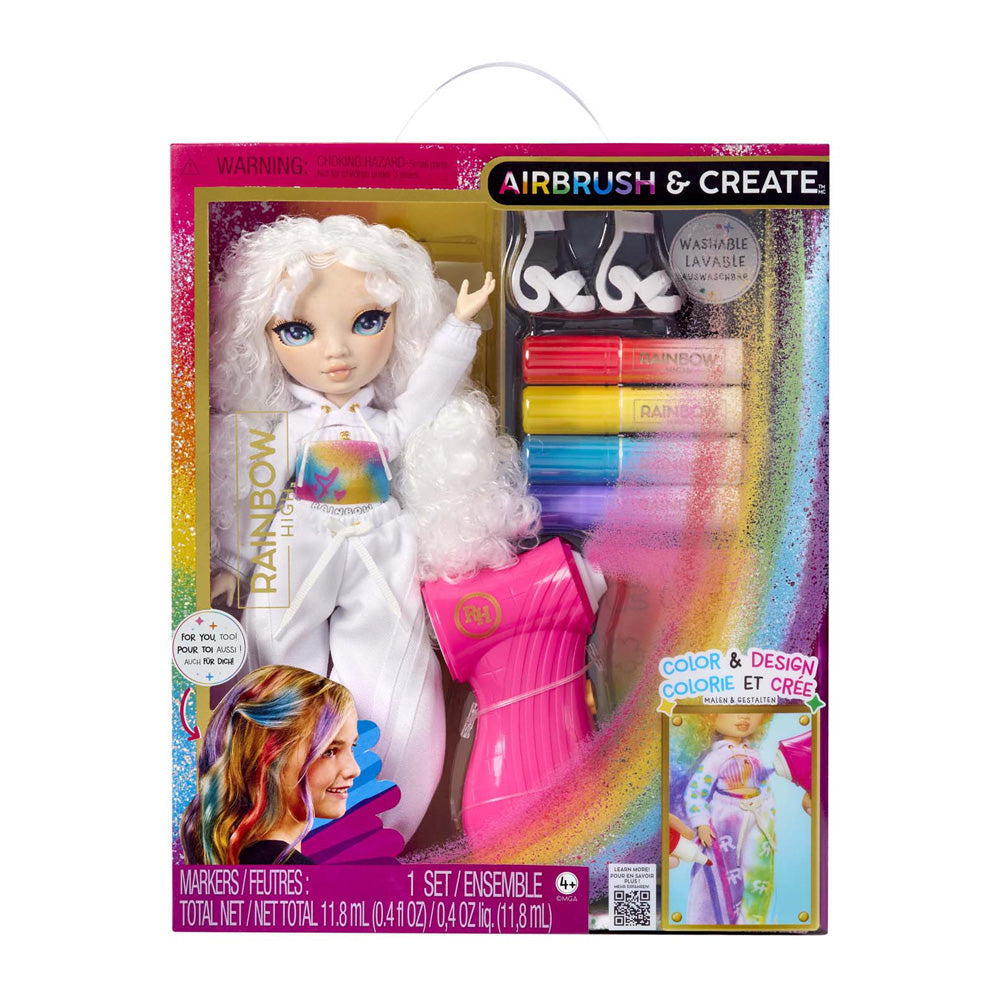 Rainbow high air brush create modepop - green eyes
