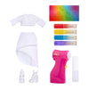 Rainbow high air brush create-modepoppen - paarse ogen