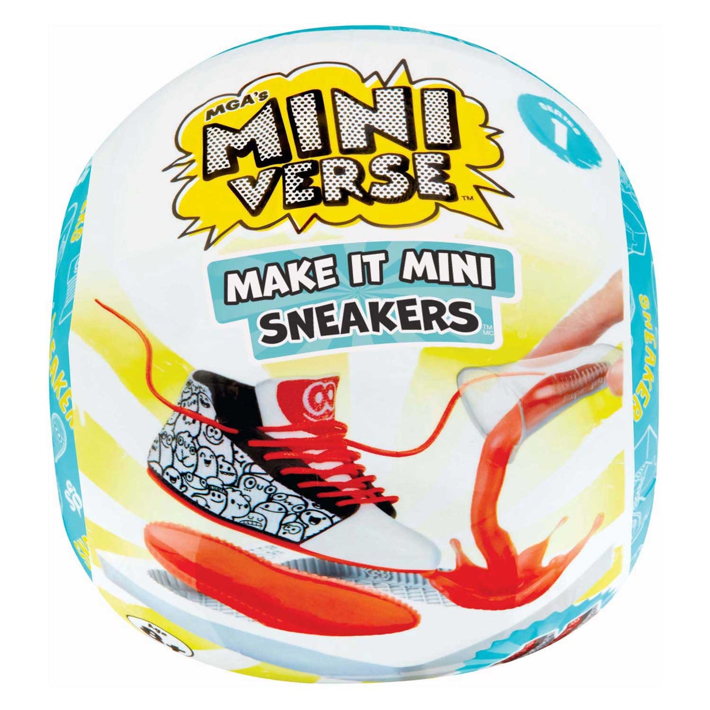 Miniverse make it mini sneakers - knutselset – ontwerp mini sneakers met accessoires
