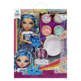 Rainbow high shimmers met slijm-modepop - skyler (blauw) - afbeelding 3
