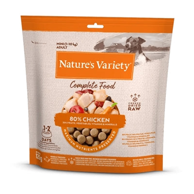 Natures variety freeze dried mini chicken