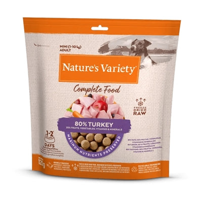 Natures variety freeze dried mini turkey