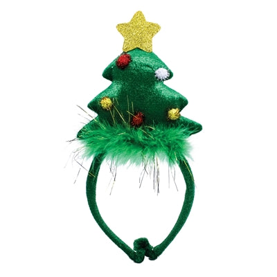 Happy pet diadeem kerstboom