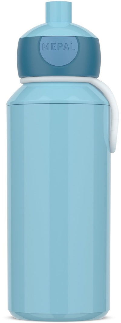 Mepal pop-up drinkfles campus - 400 ml - sluit goed af - drinkbeker voor kinderen - cool blue