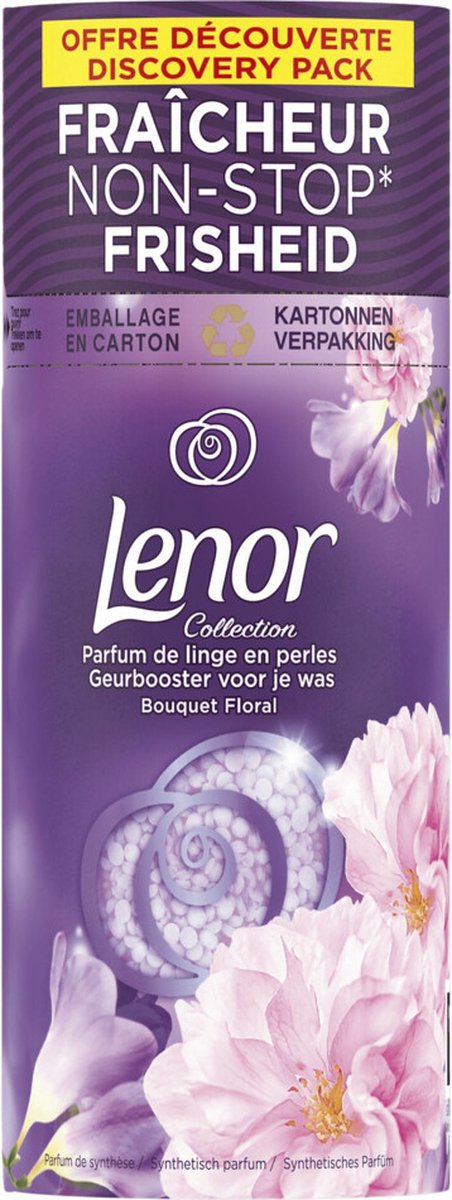 Lenor in-wash geurbooster bloemen boeket 11 wasbeurten 140 gr