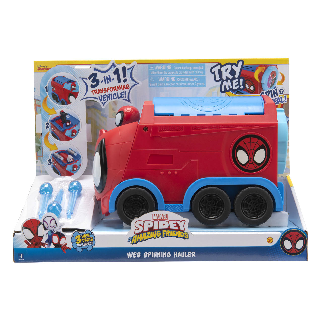 Spidey and his amazing friends - web spinning hauler