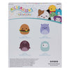 Squishmallows knuffel pluche micromallows - carl, yollie, javari, tudor, 4-pack