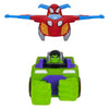 Jazwares spidey and amazing friends - team up tankvoertuig