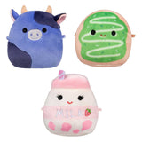 Jazwares squishmallows knuffel pluche - micromallows ingred, amelie, daisuke - 3dlg. - afbeelding 1