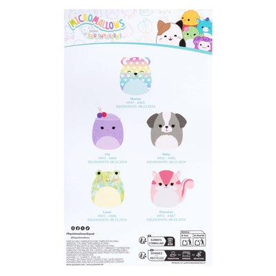 Jazwares squishmallows knuffel pluche micromallows, 5dlg.