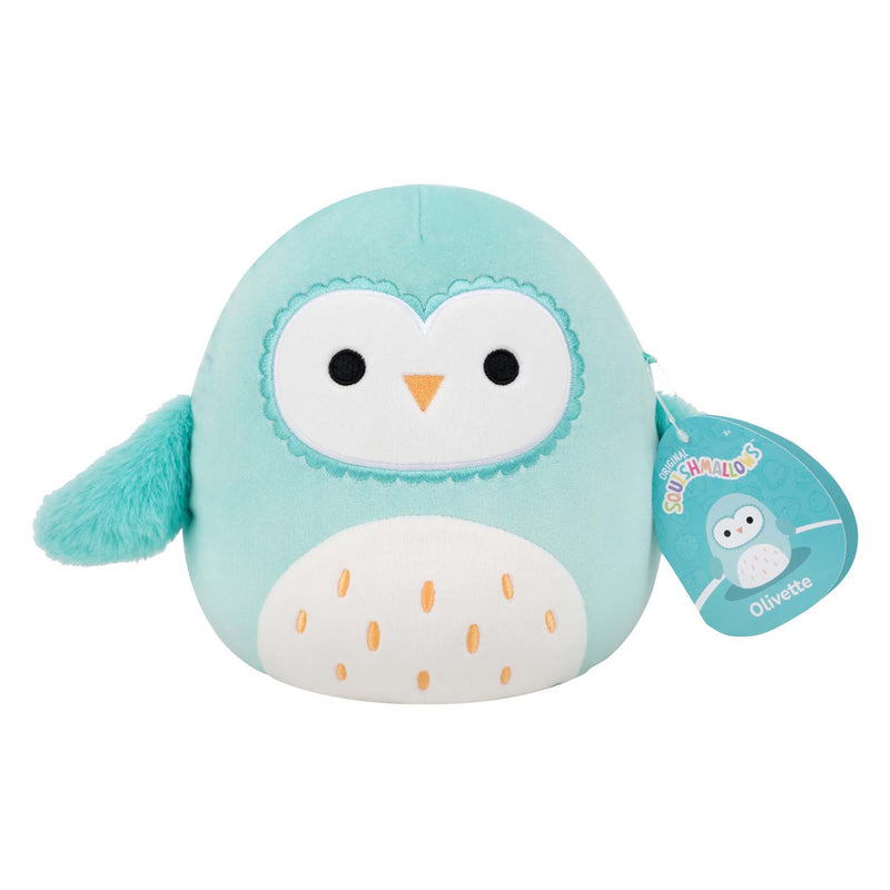 Jazwares squishmallows knuffel pluche - olivette the barn owl - 19cm