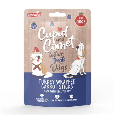 Cupid comet turkey wrapped carrot twists kalkoen wortel