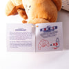 Martin croissant pluche