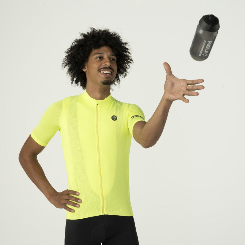 Agu core fietsshirt essential heren hivis neon yellow
