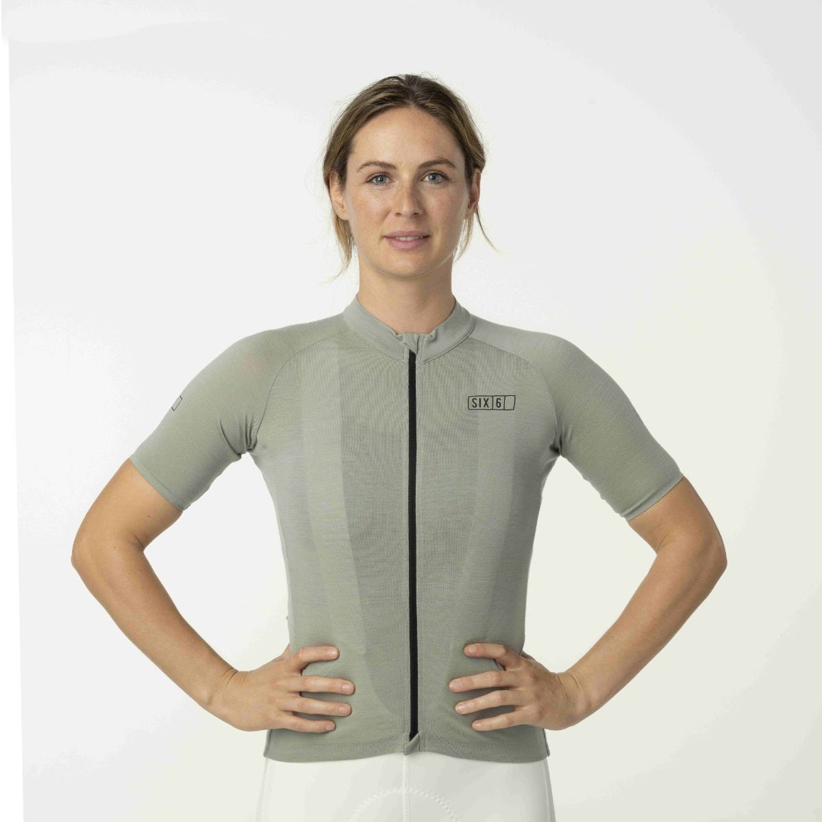 Merino fietsshirt six6 dames