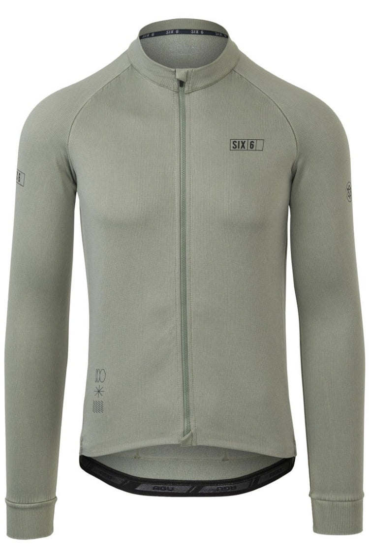 Klassiek fietsshirt lange mouwen six6 heren
