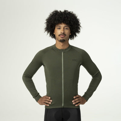 Merino fietsshirt lange mouwen six6 heren