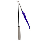 Easypets uitschuifbare kattenhengel worm paars - afbeelding 1