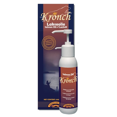 Kronch zalmolie hond