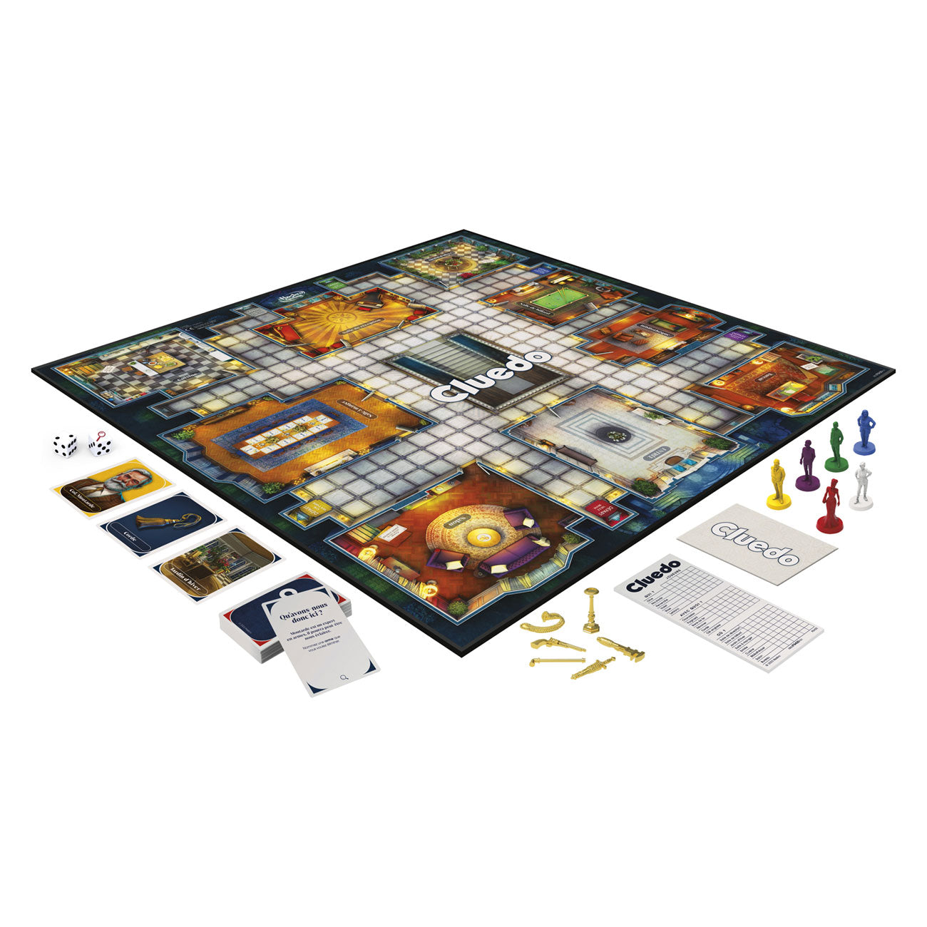 Hasbro cluedo het klassieke misdaadspel