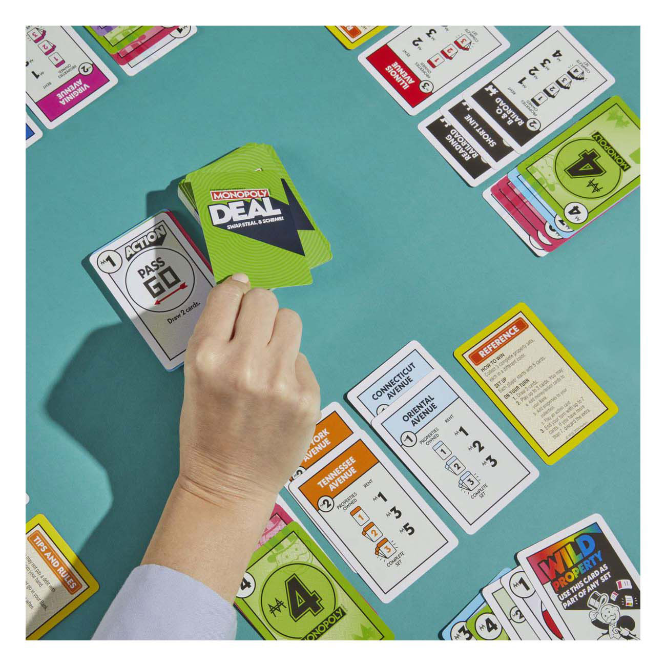 Hasbro monopoly deal kaartspel - nederlandse editie