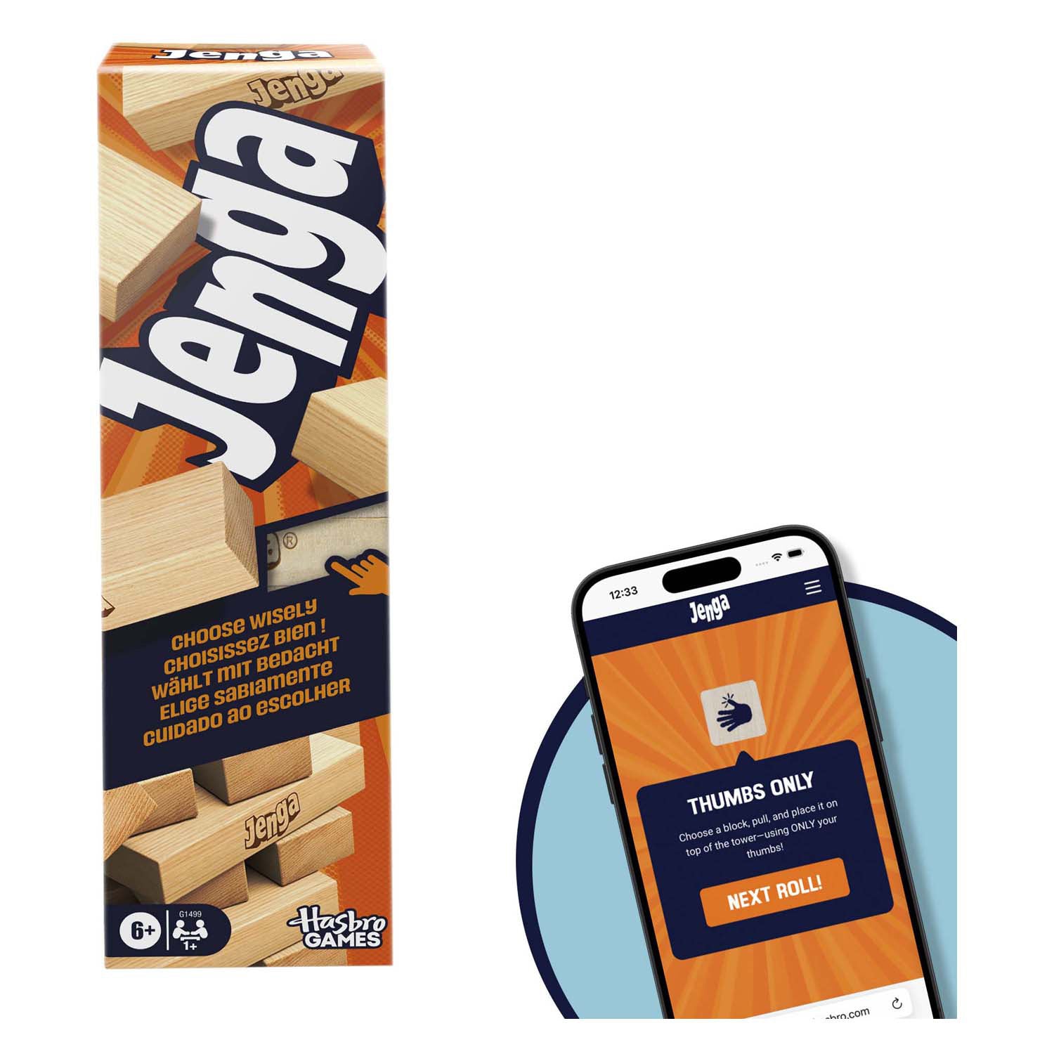 Hasbro jenga balansspel