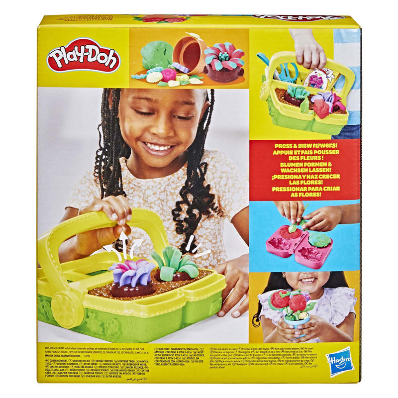 Play-doh bloeiende bloemen speelset - boetseerklei - inclusief 5 potjes