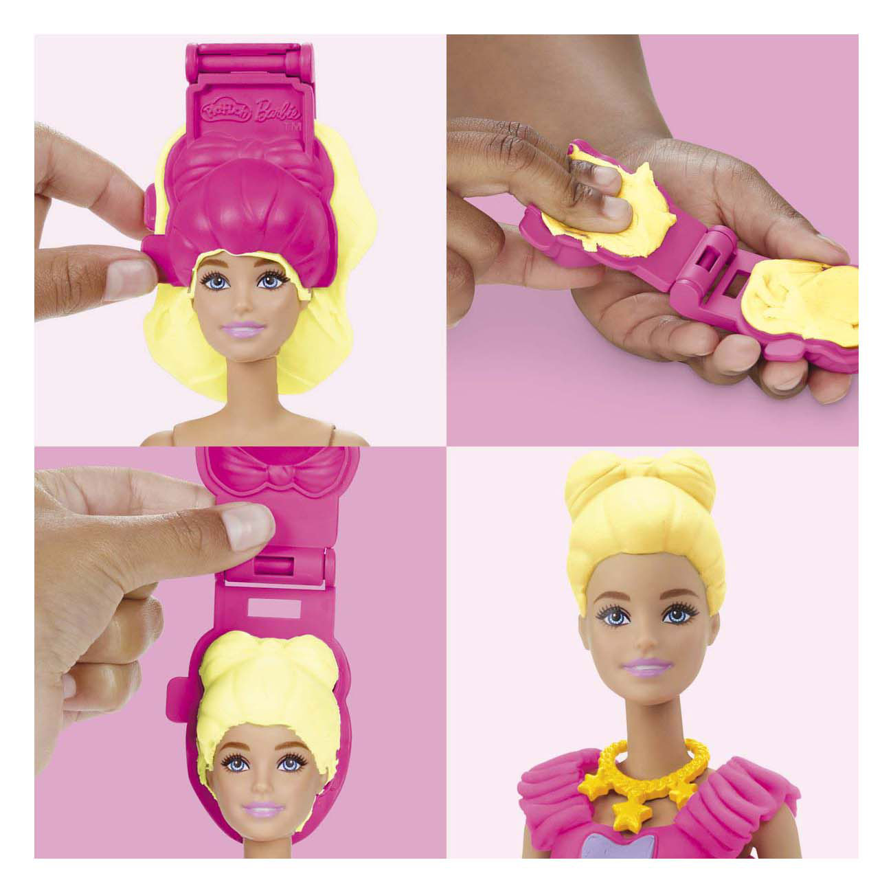 Play-doh barbie ruffles and bows