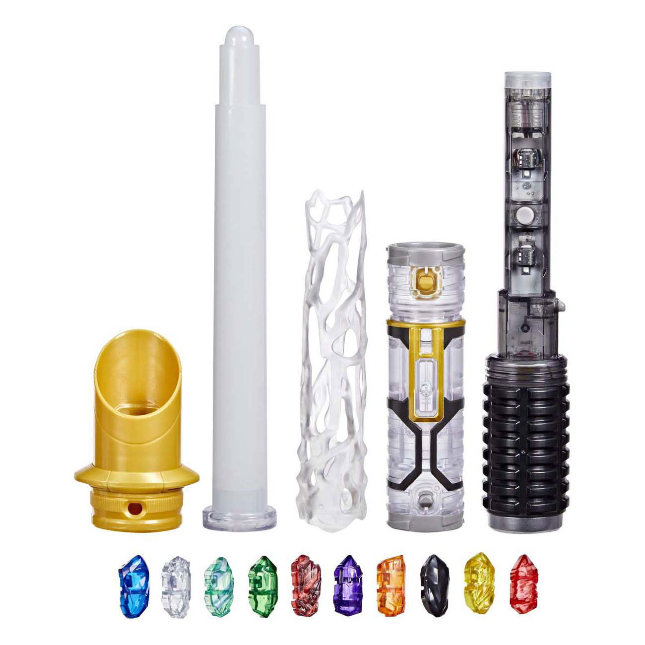 Hasbro star wars power crystal lightsaber - 7 kleuren