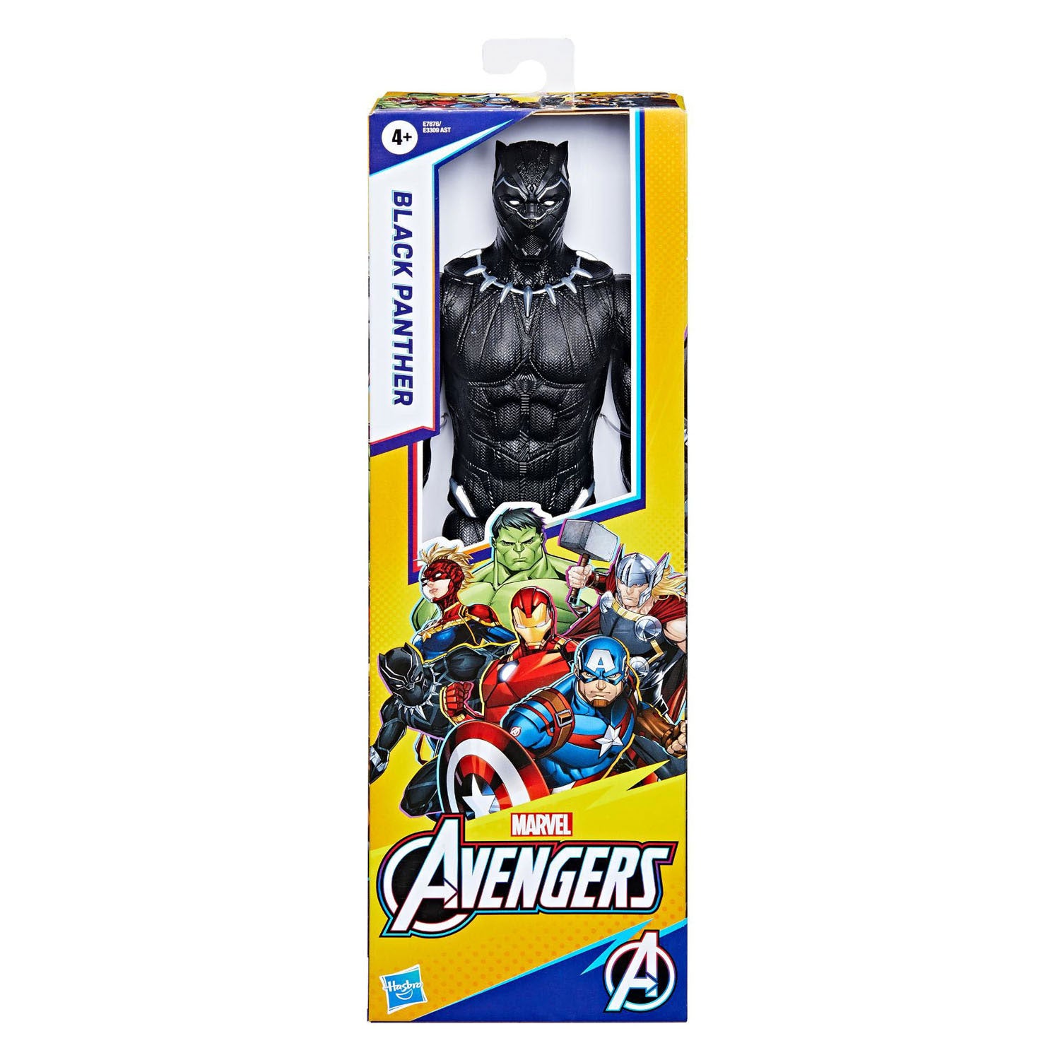 Hasbro marvel avengers titan hero series black panther speelfiguur