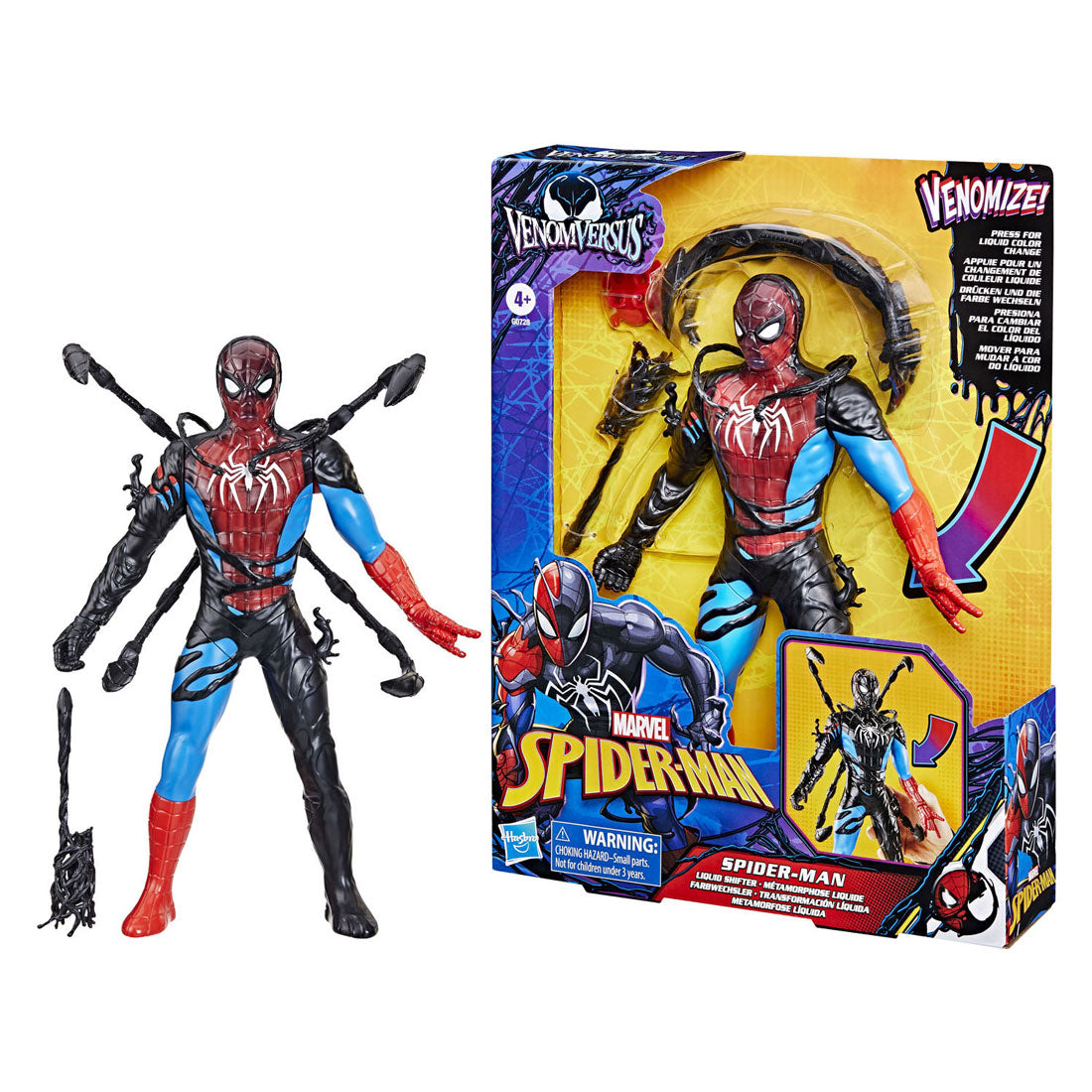 Hasbro spider-man venom versus spider-man - actiefiguur