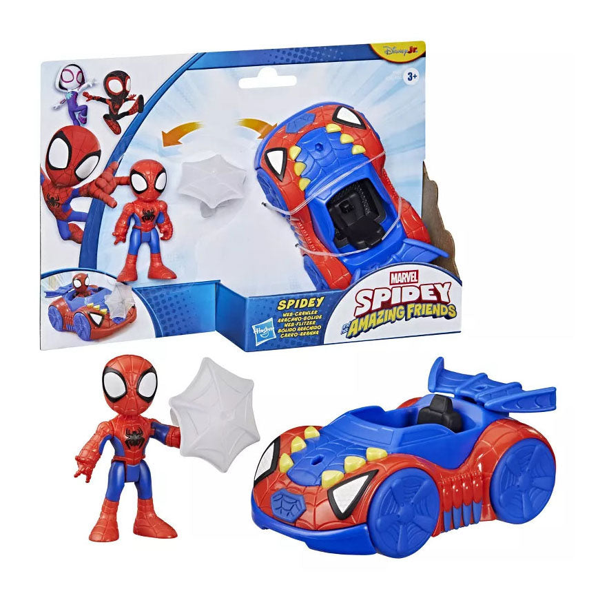 Marvel spidey met spidey web crawler speelgoedauto