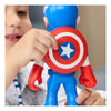Marvel spidey and his amazing friends supersized captain america speelfiguur