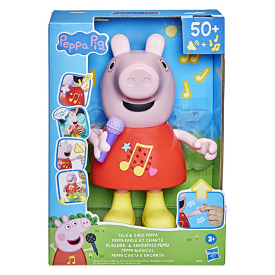 Hasbro peppa pig praat en zing interactief figuur