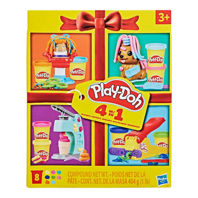 Play-doh mini classic bundel - 4in1 speelset - 8 kleipotjes