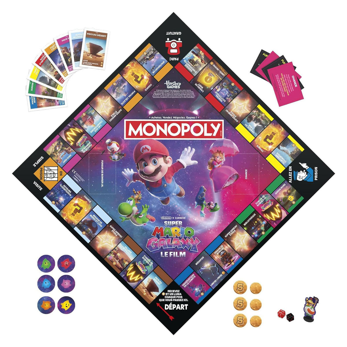 Hasbro monopoly super mario frt