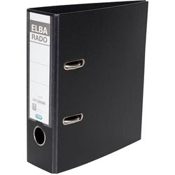 Ordner elba rado plast zwart a5 500 vel karton pvc