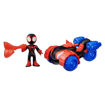 Marvel miles 'spin' morales techno-racer speelfiguur