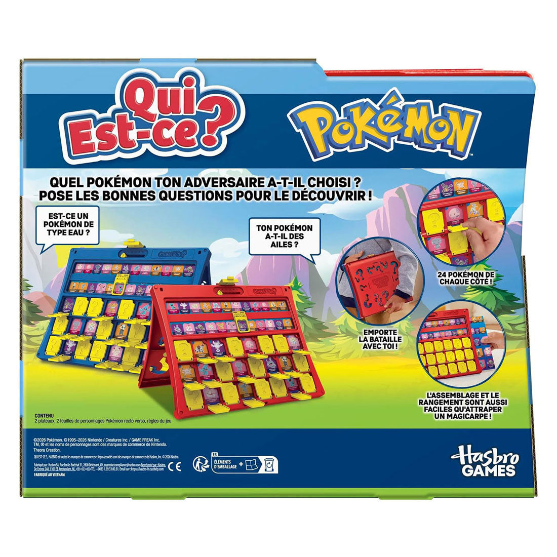 Hasbro gaming wie is het? pokémon - franstalig