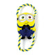 Minion s pluche bob aan flostouw