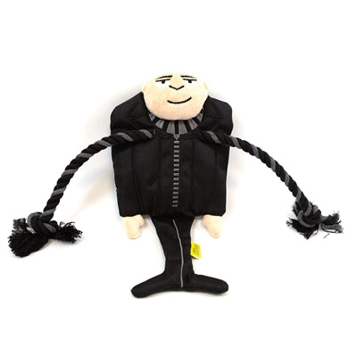 Minions pluche gru met sjaal en flostouw