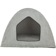 Trixie hondenmand tent jonna vital ribstof lichtgrijs - afbeelding 1