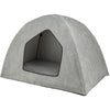 Trixie hondenmand tent jonna vital ribstof lichtgrijs