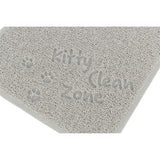 Trixie kattenbakmat pvc lichtgrijs - afbeelding 2