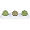 Trixie speelballen matatabi en catnip met houder