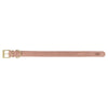 Trixie halsband hond pure leer roze