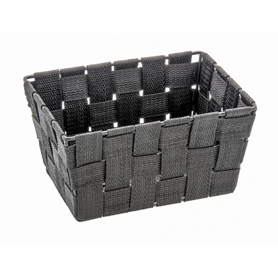 Wenko 1064949 - opbergmandje adria mini lang zwart | 4 stuks