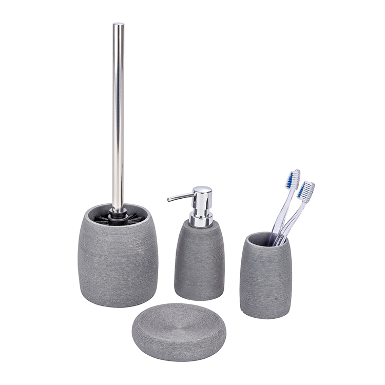 Wenko 1064996 - tandenborstelbeker goa grijs | 2 stuks
