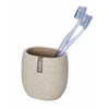 Wenko 1064992 - tandenborstelbeker puro beige | 2 stuks