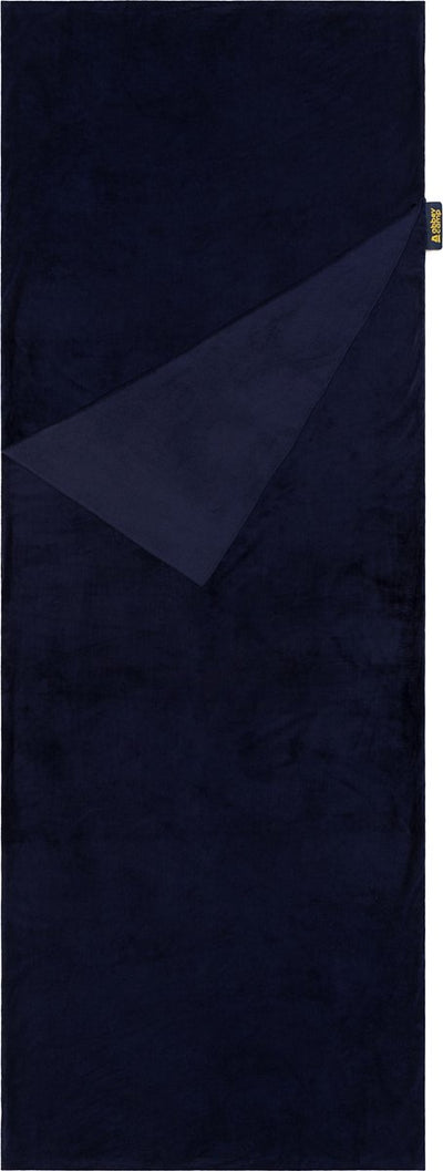 Abbey camp lakenzak - velvet fleece - blauw - 220 x 80 cm -